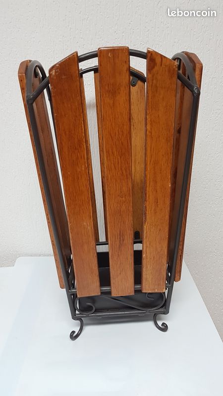 Porte Parapluie metal forgé rustique (image 3)
