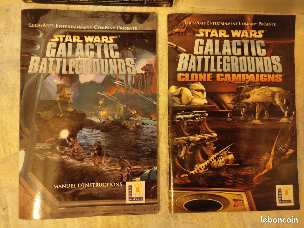 Jeu PC Star Wars Galactic Battlegrounds (LucasArts) - Version PAL Avec Notice, Bon état