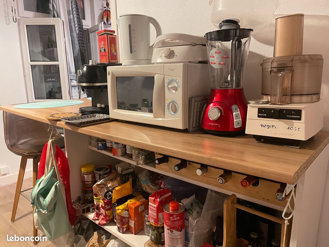 Structure de bar avec rangements sans trou dans le mur (image 8)