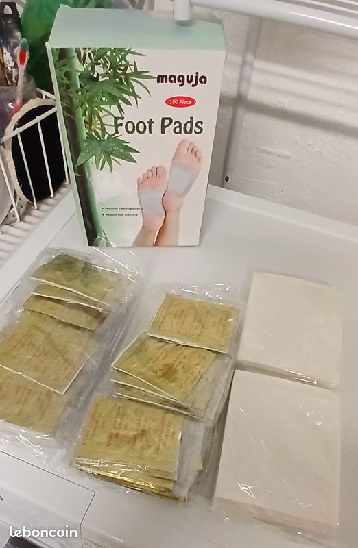 100 Patchs Détox Pour Les Pieds - Ingrédients Naturels - Respirants Et Doux - Neuf