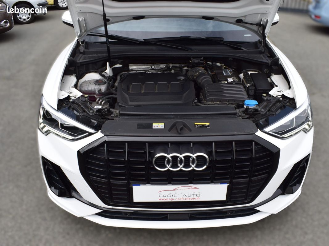AUDI Q3 35 TDI 150 CV S-LINE S-TRONIC / 1ère MAIN / CROCHET D'ATTELAGE / PACK BLACK (image 18)
