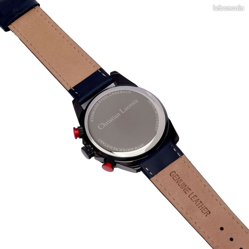 CHRISTIAN LACROIX Chronographe Sol Navy & Black (image 5)