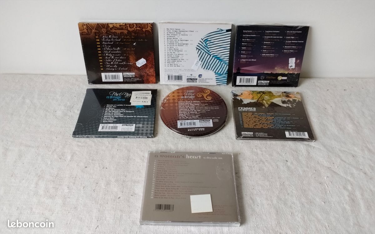 Lot sous blister 7 cd keltia musique bretonne (image 2)
