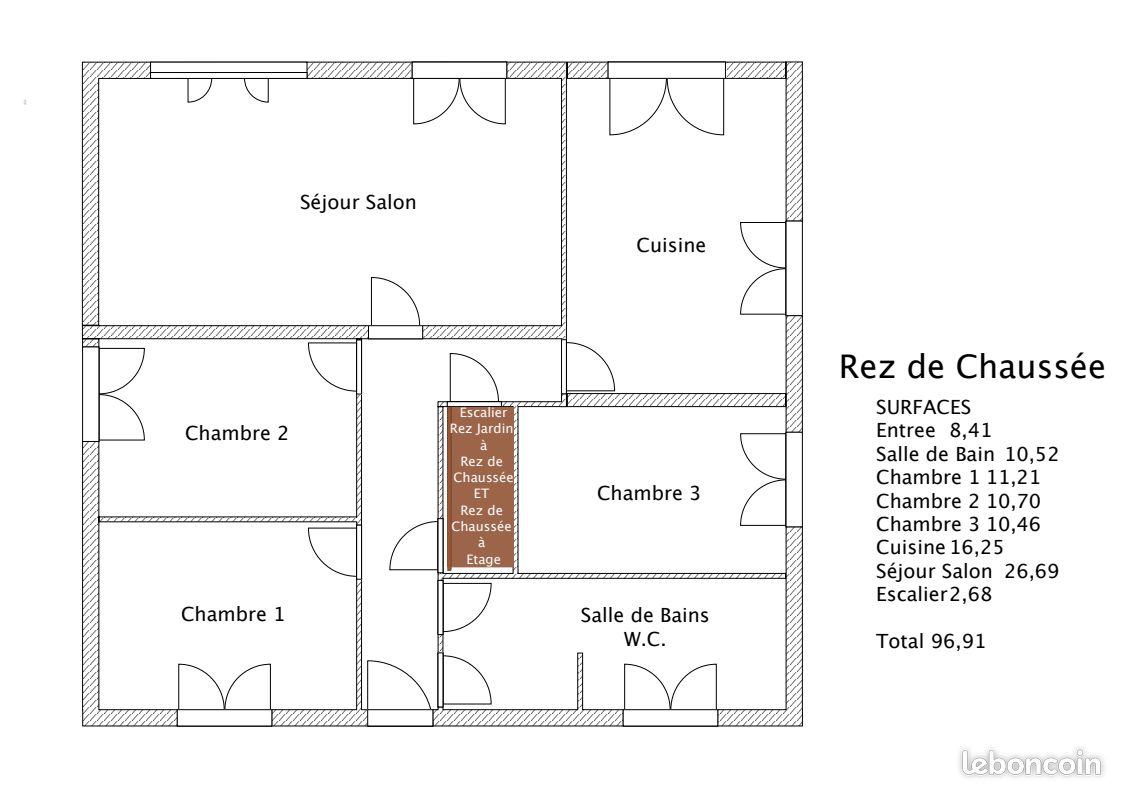 Maison 6 pièces 180 m² · à Rethel · 180 m² · 175 000 €