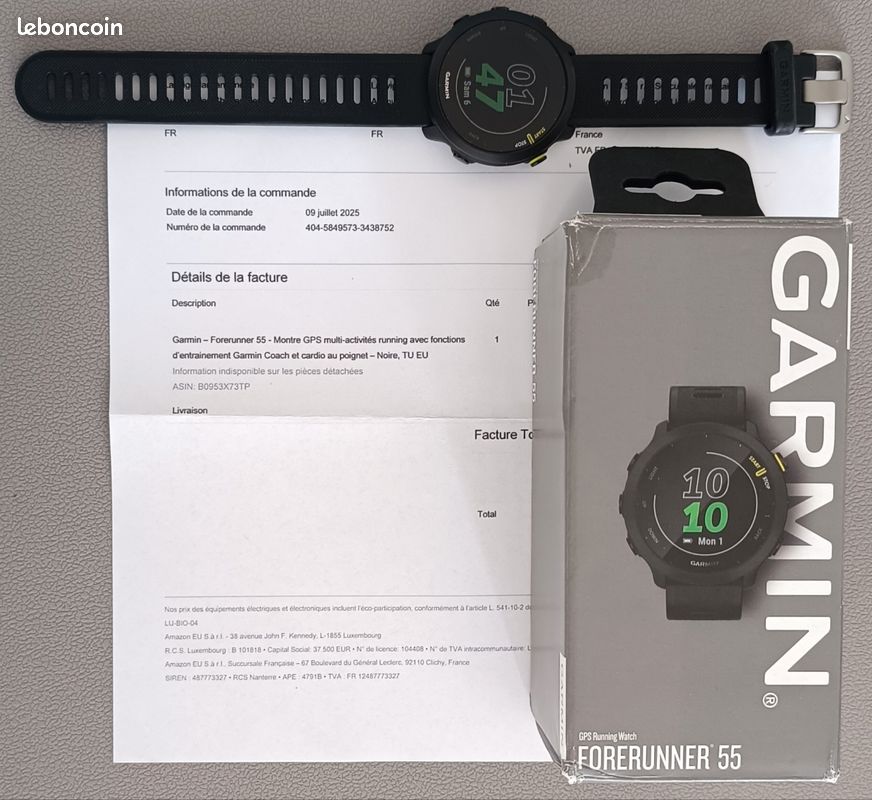 Montre Running Montre Gps Francaise Montre GPS Cardio Forerunner