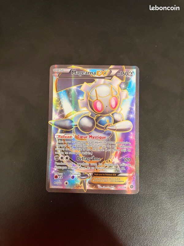 Magearna ex full art 160pv 110/114 neuf carte pokemon - Collection