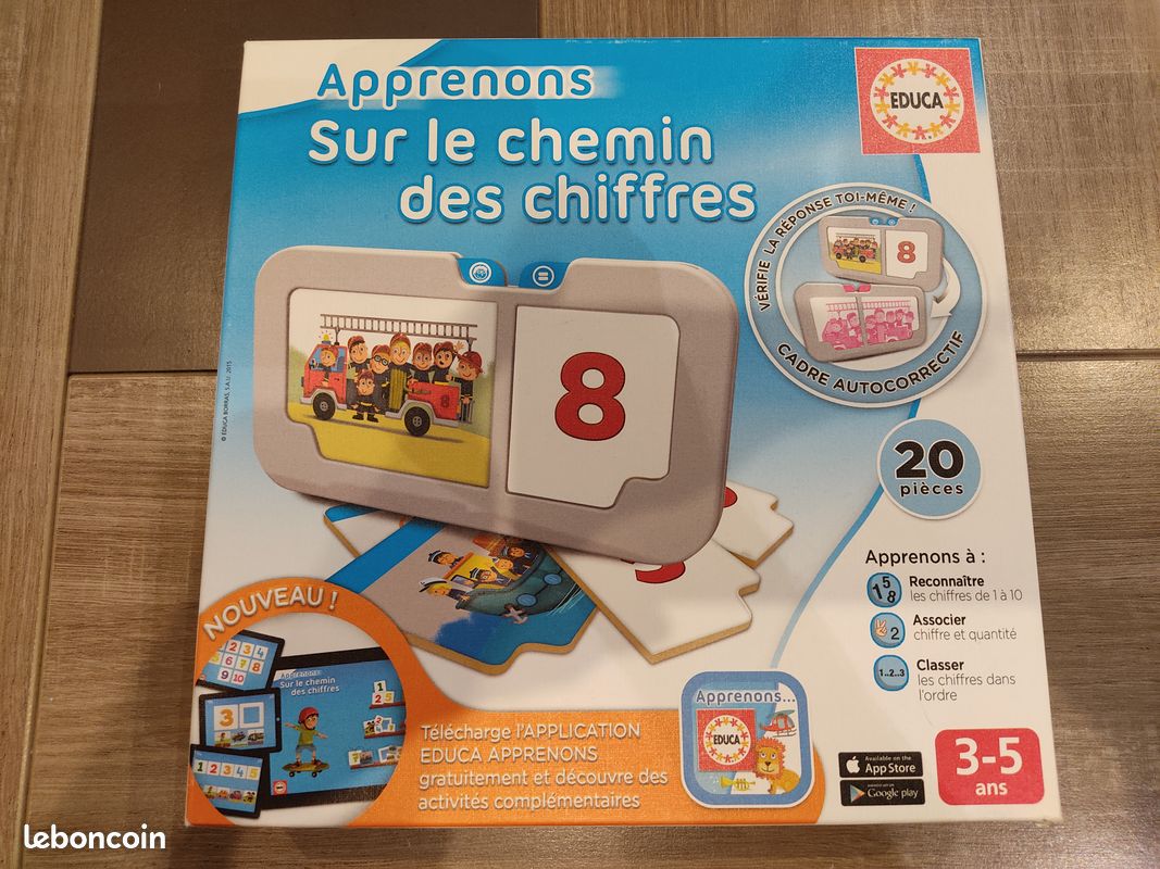 Jeu enfant Sur le chemin des chiffres (image 1)