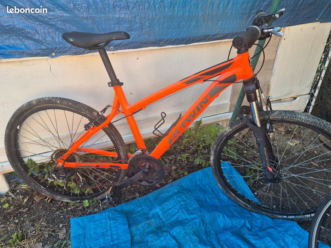 Rockrider 340 Orange B Twin Rockrider Mountain Bike Vtt Btwin