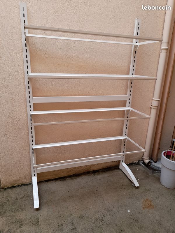 A vendre étagère métal type gondole magasin (image 1)