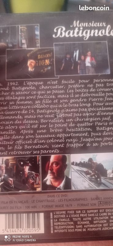Dvd gérard jugnot mr batignole (image 2)