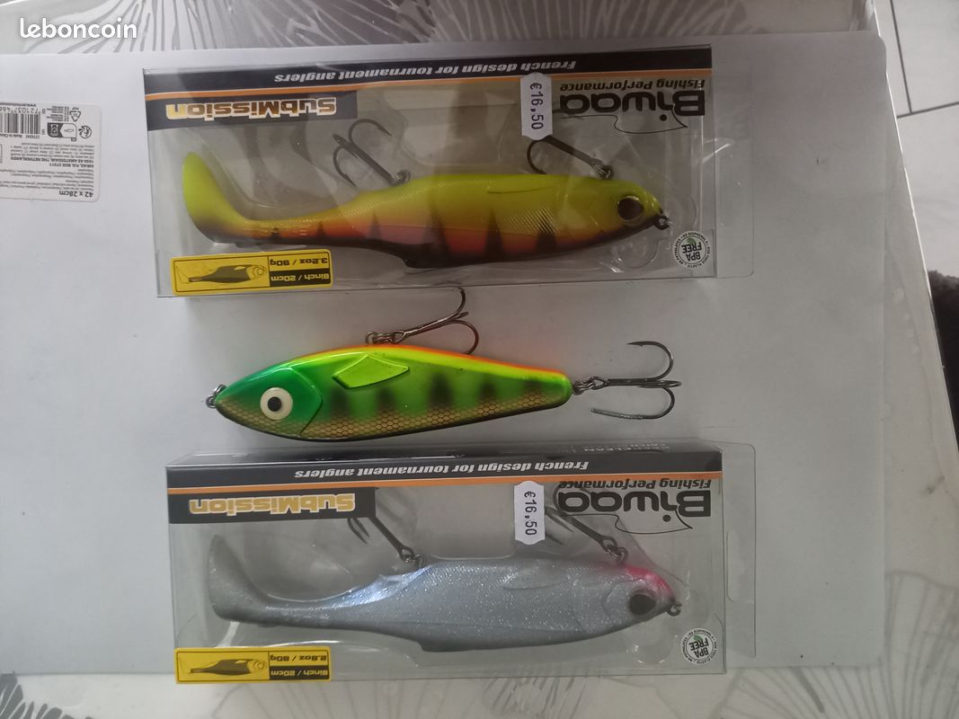 Lot De 8 Leurres De Pêche Vintage – The Producers Billy Bob’s Triple B – Neufs