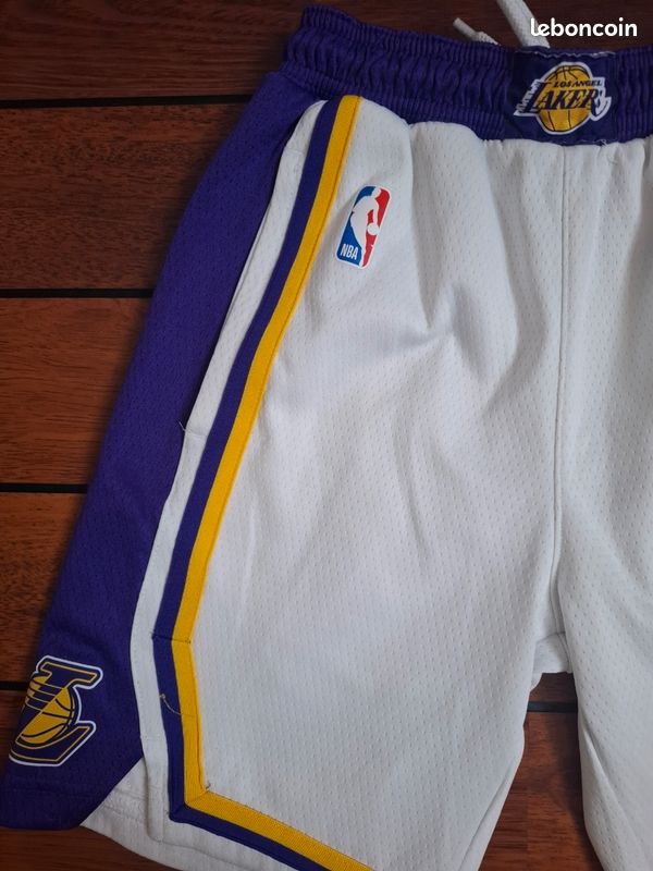 Short basket Lakers taille 12 ans (image 2)