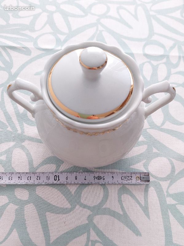Service à thé porcelaine 1970s FD Chauvigny (image 11)