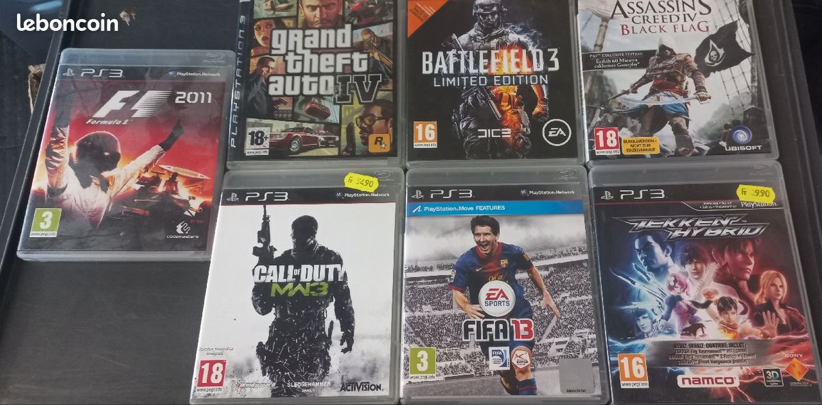 Lot De Jeux PS1 / PS2 - Inclut Gran Turismo, Bon état - Occasion