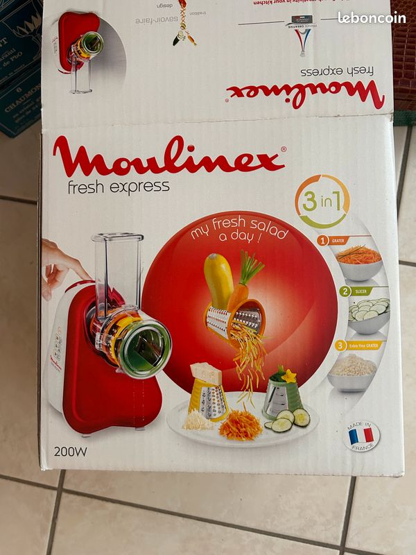 Robot moulinex fresh express (râpe & coupe) (image 2)
