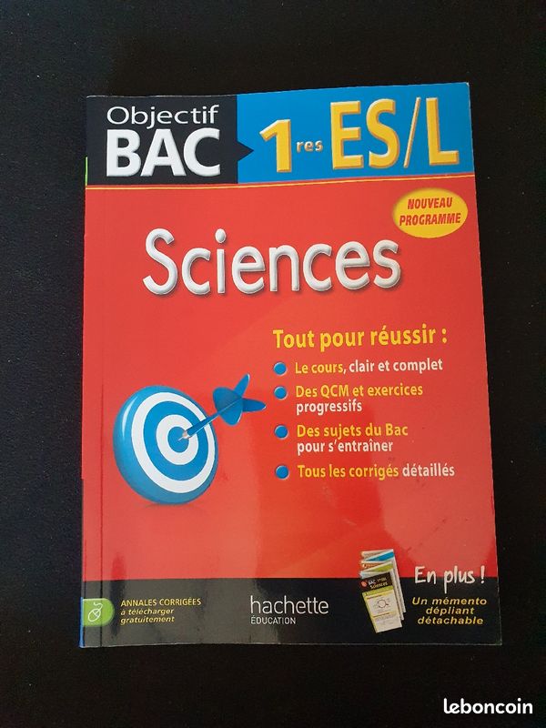 Objectif bac 1ere ES/L sciences (image 2)
