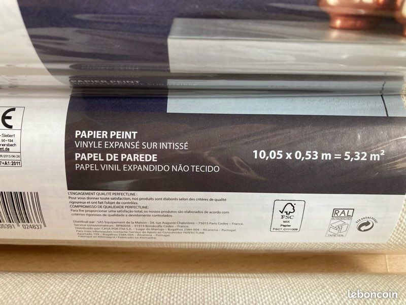 7 rouleaux papier peint écru (image 3)