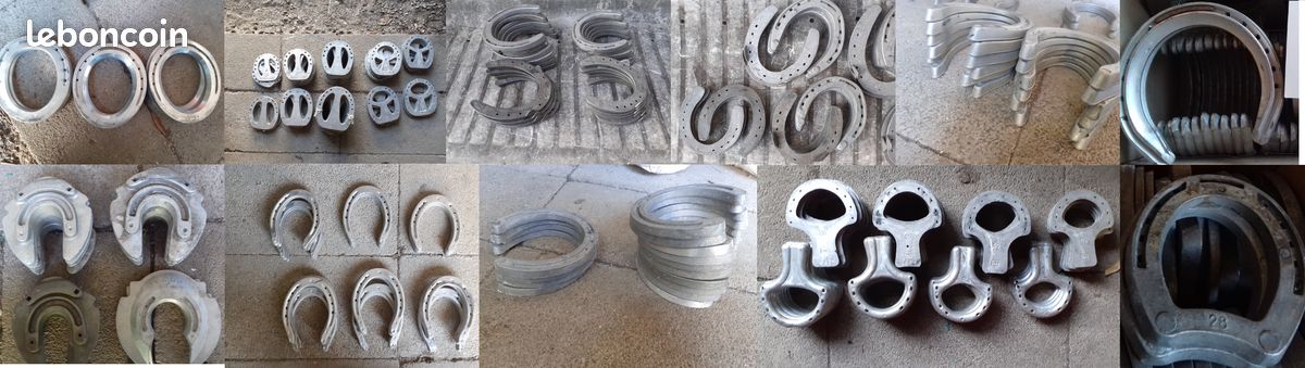 Stock fers à cheval / chevaux acier - aluminium - Maréchalerie (image 2)