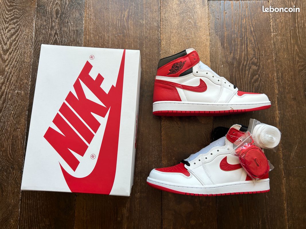 Chaussure Air Jordan Haute Rouge NIKE Air Jordan Mid Baskets Homme