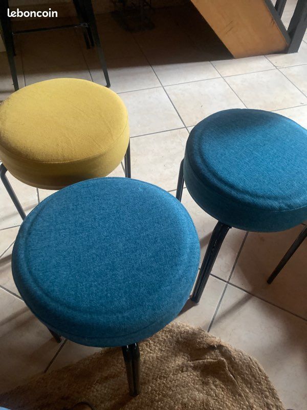 3 tabourets neufs de chez Zodio (image 1)