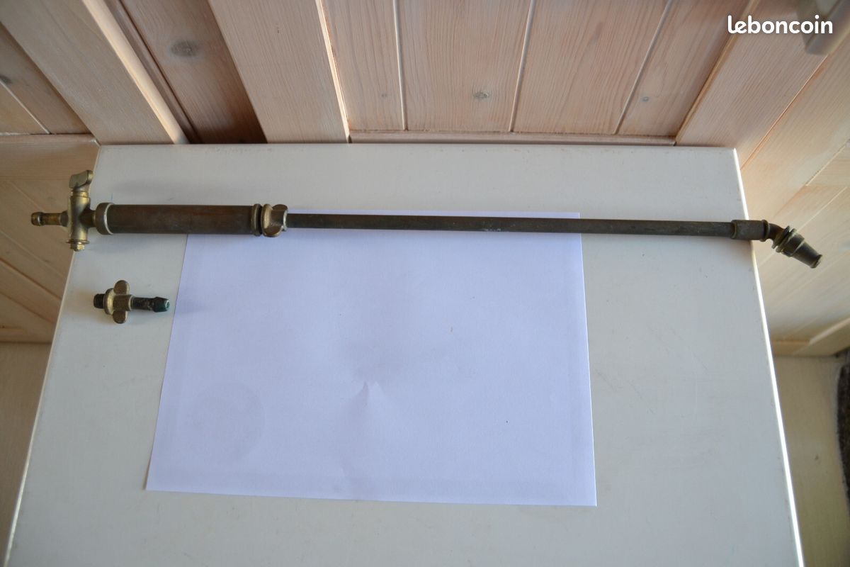 Pulvérisateur de sulfateuse cuivre lance arrosage ancien vintage Complète en très bon état démontable Fonctionnelle ou pour déco (image 1)