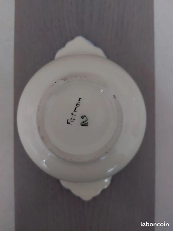 Bol à Oreilles Avec Prénom Claude - Céramique, Diamètre 10-15cm, Très Bon état, Occasion