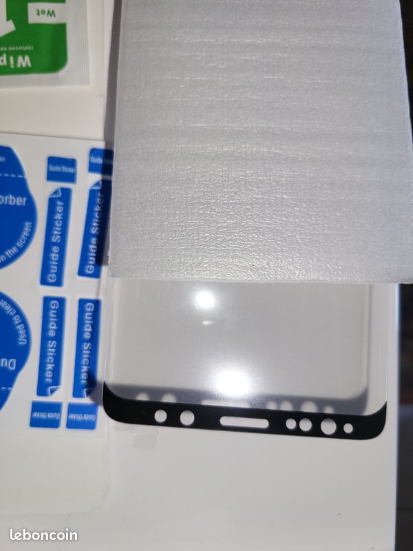 Verre trempée protection Samsung Galaxy S8 Glass screen protector (image 2)