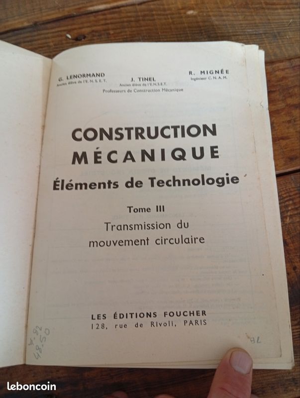 Livre construction mécanique tome 3 (image 2)