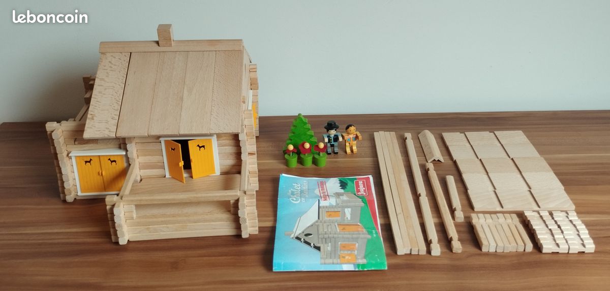Jeujura 8043 Casa Di Legno In Rondins – 135 Pezzi Con Personaggio – Gioco Costruzione Francia - 5