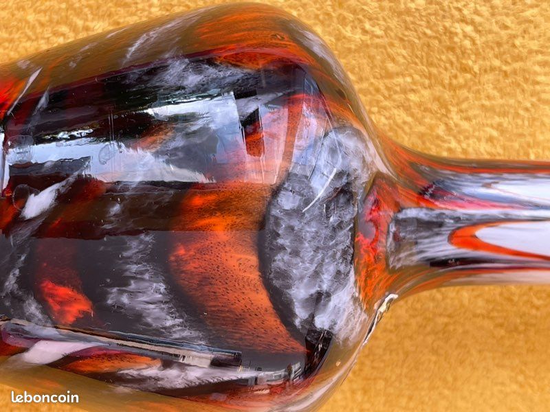 Vase en opaline de Florence marque Vetreria Barbieri années ‘70 (image 7)