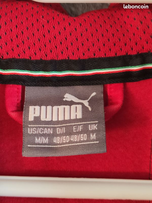 Veste Puma x Ferrari officielle – Grise et rouge Dry Cell – Taille M (image 6)