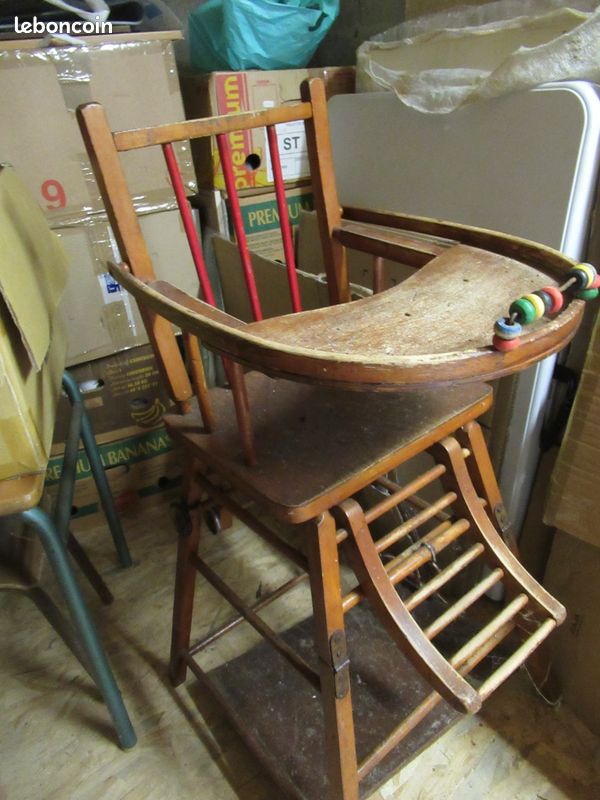 Chaise haute ancienne (image 1)