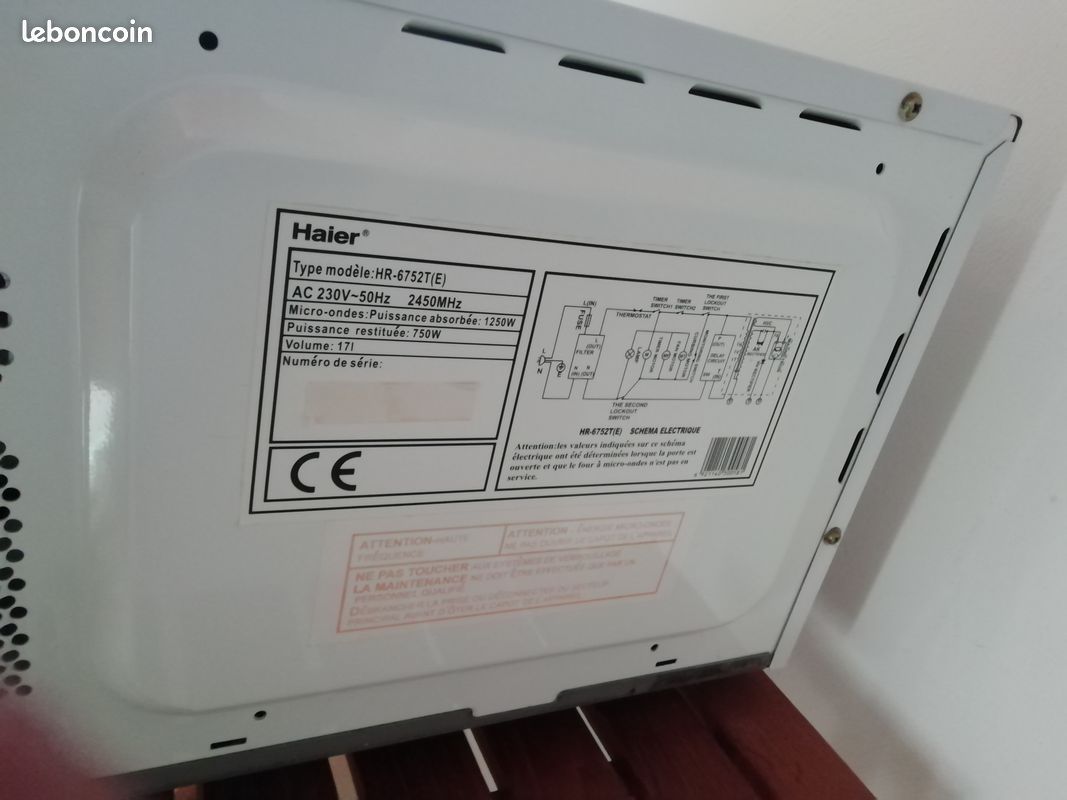 Micro ondes Haier blanc (image 10)