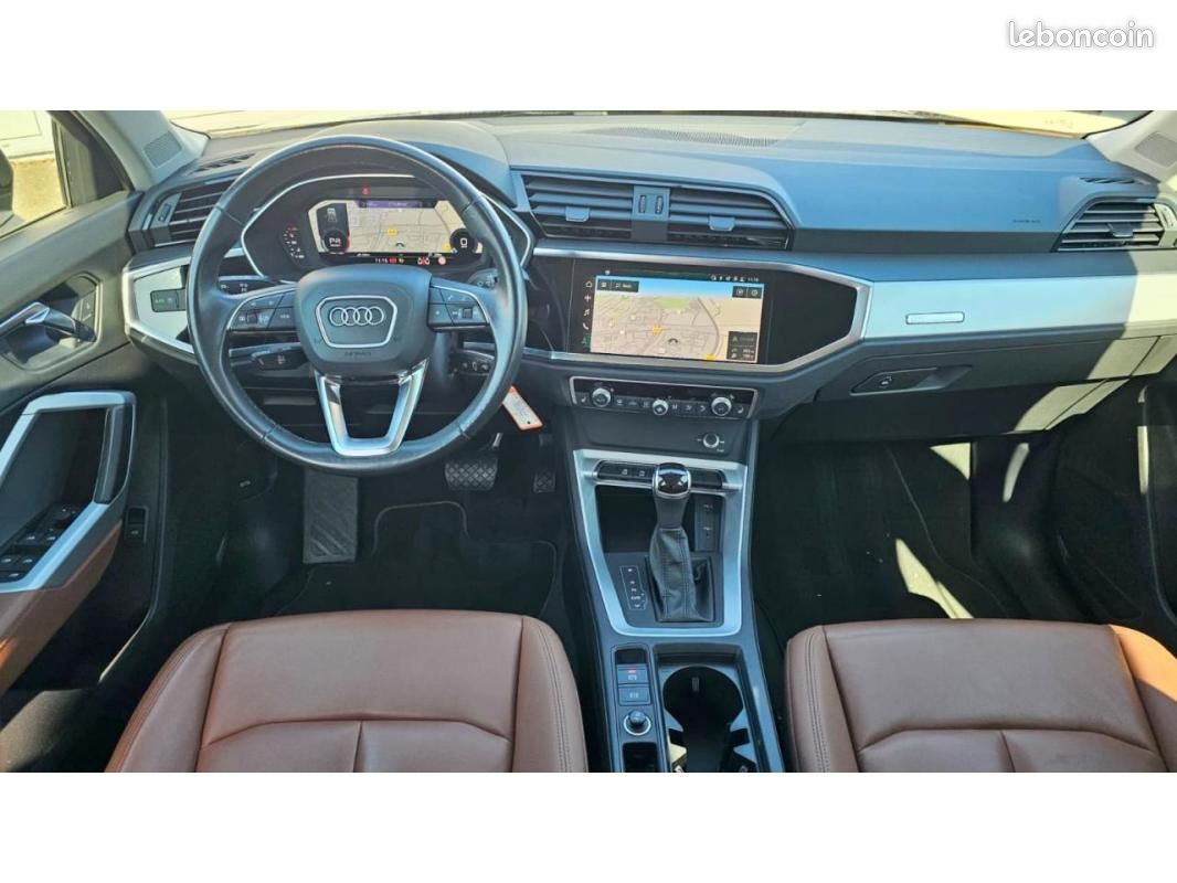 Audi Q3 35 TDI 150cv S-tronic + Camera de Recul + Sellerie Cuir + Sieges AV Chauff + Virtual Cockpit (image 4)