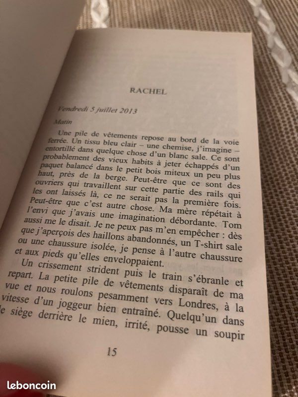 La Fille du train – Paula Hawkins – NEUF avec étiquette – Thriller (image 6)