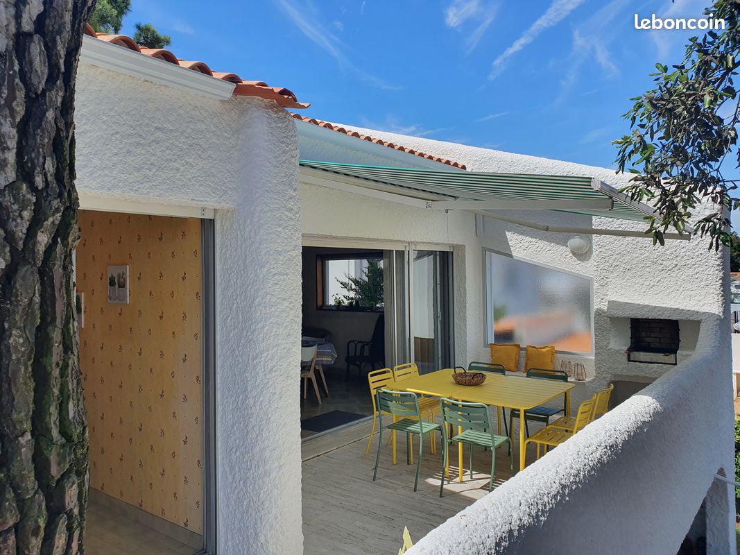 VILLA LES SANTOLINES - PARC CLEMENCEAU- 2 min de la plage- sous les pins - 6/8 pers - 3 chambres (image 7)