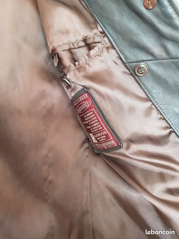 Veste cuir marron Oakwood (image 6)