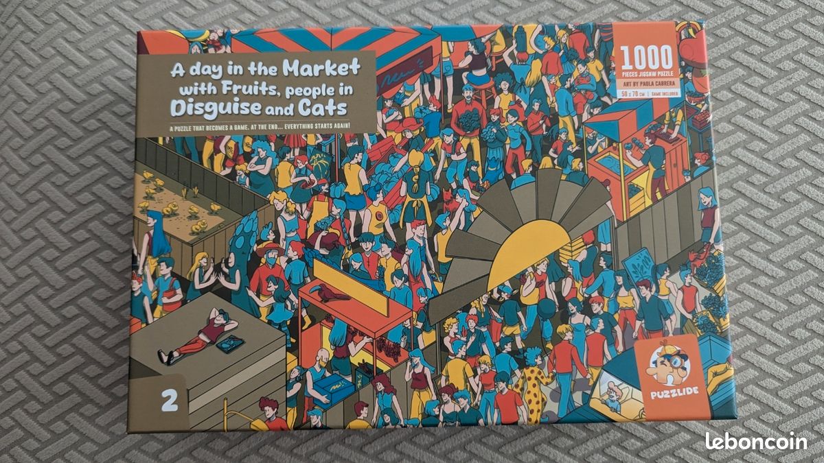 Puzzle 1000 pièces - puzzlide - theme marché (image 1)