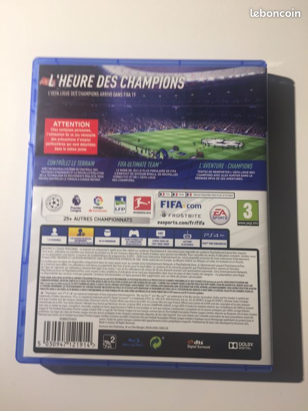 Jeu ps4 FIFA 19 (image 3)