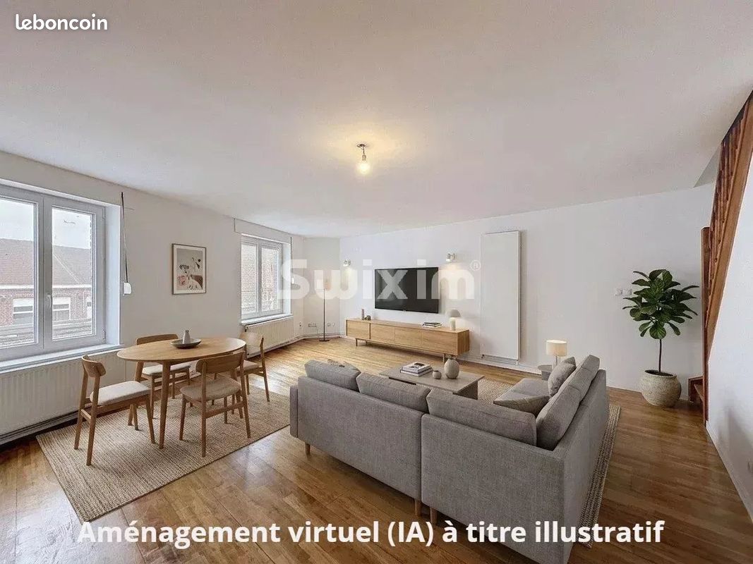 Appartement 4 pièces 82 m² · à Wattrelos · 82 m² · 159 000 €