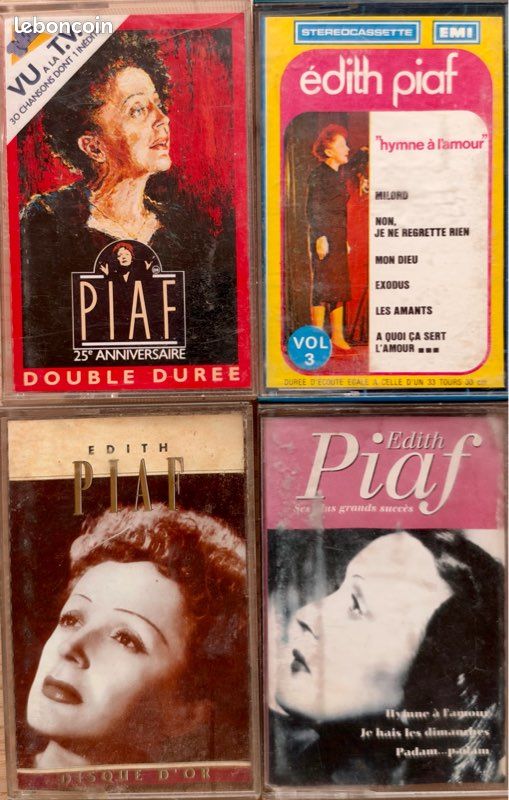 Lot cassettes Édith Piaf (image 1)
