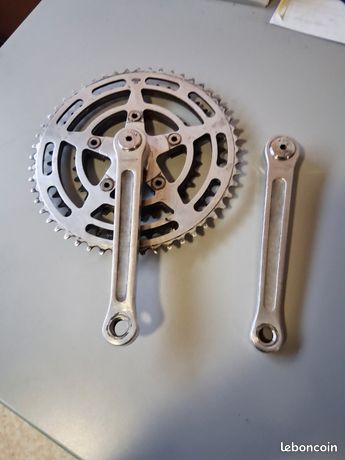 Plateau Stronglight 93 56 Dents 122 BCD – Vintage Alu Fabriqué En France, Vélo Piste Ou Rétro