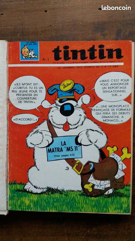 Recueil n° 73 du journal TINTIN (édition française de 1968) (image 2)