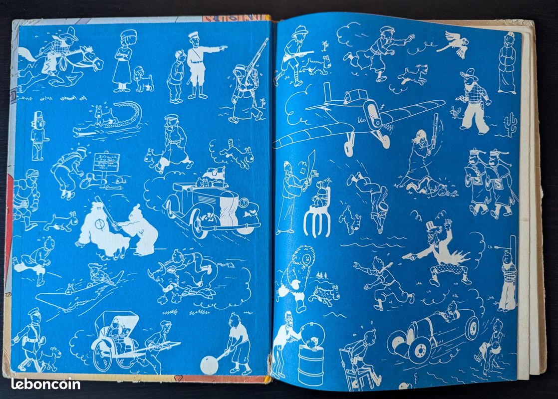 Tintin Les Cigares du pharaon B14 (EO couleurs française 1955) cotée 400 euros (image 8)