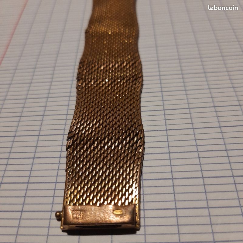 Bracelet plaque or ancien Montres Bijoux