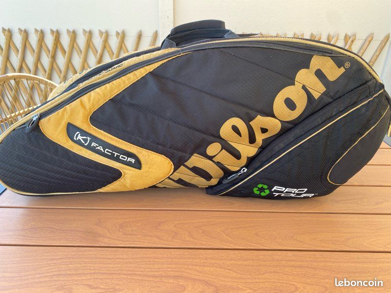 Sac de Tennis Wilson Tour 12-Pack Racket Bag 2025 Black