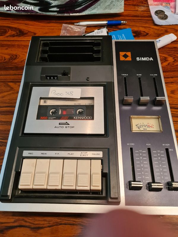 Lecteur enregistreur de K7 Simdamatic 100 (image 1)