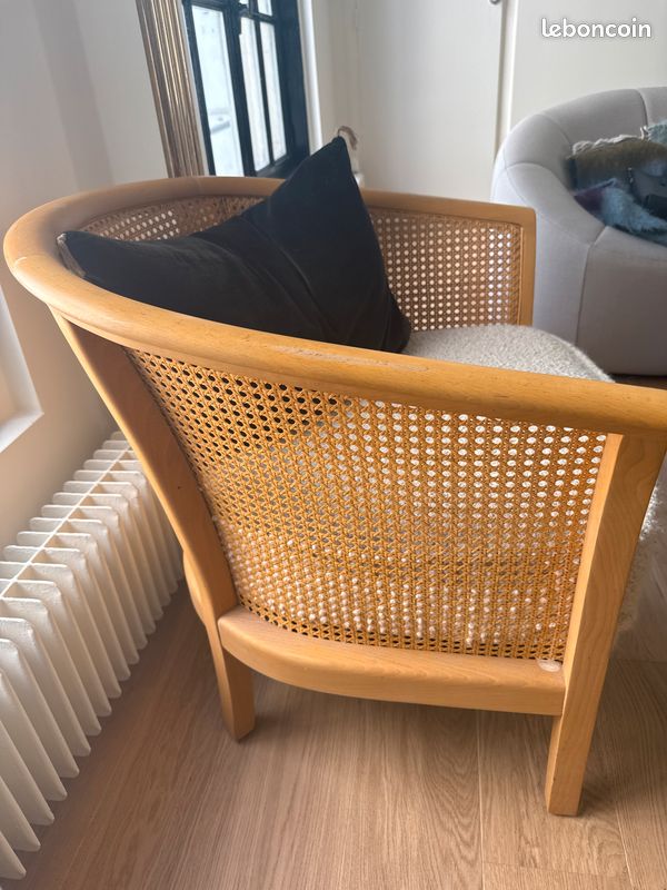 Fauteuils rotin pierre Frey (image 6)