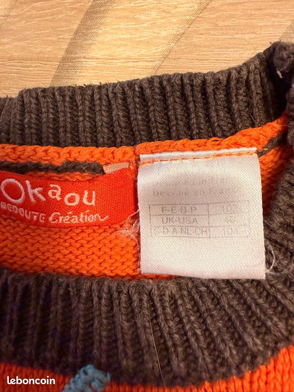Pull coton façon tricot (image 2)
