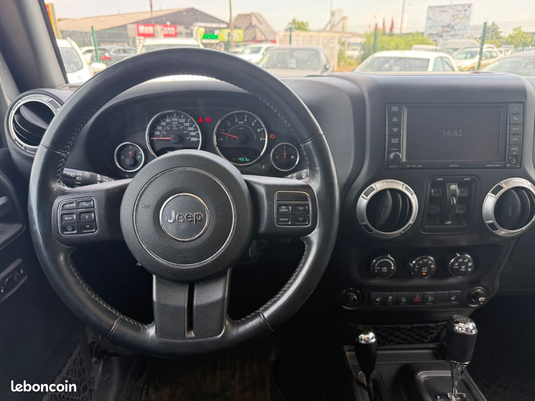 JEEP WRANGLER 3.6 285CH UNLIMITED SAHARA-MARCHE PIED ELEC-LIGNE A CLAPET-TREUIL-SIÈGES CHAUFFANTS AV- ATTELAGE-GPs (image 22)